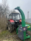 Chipper PM180T Antistress Side with hydraulic feed. Tractor-mounted angle chipper